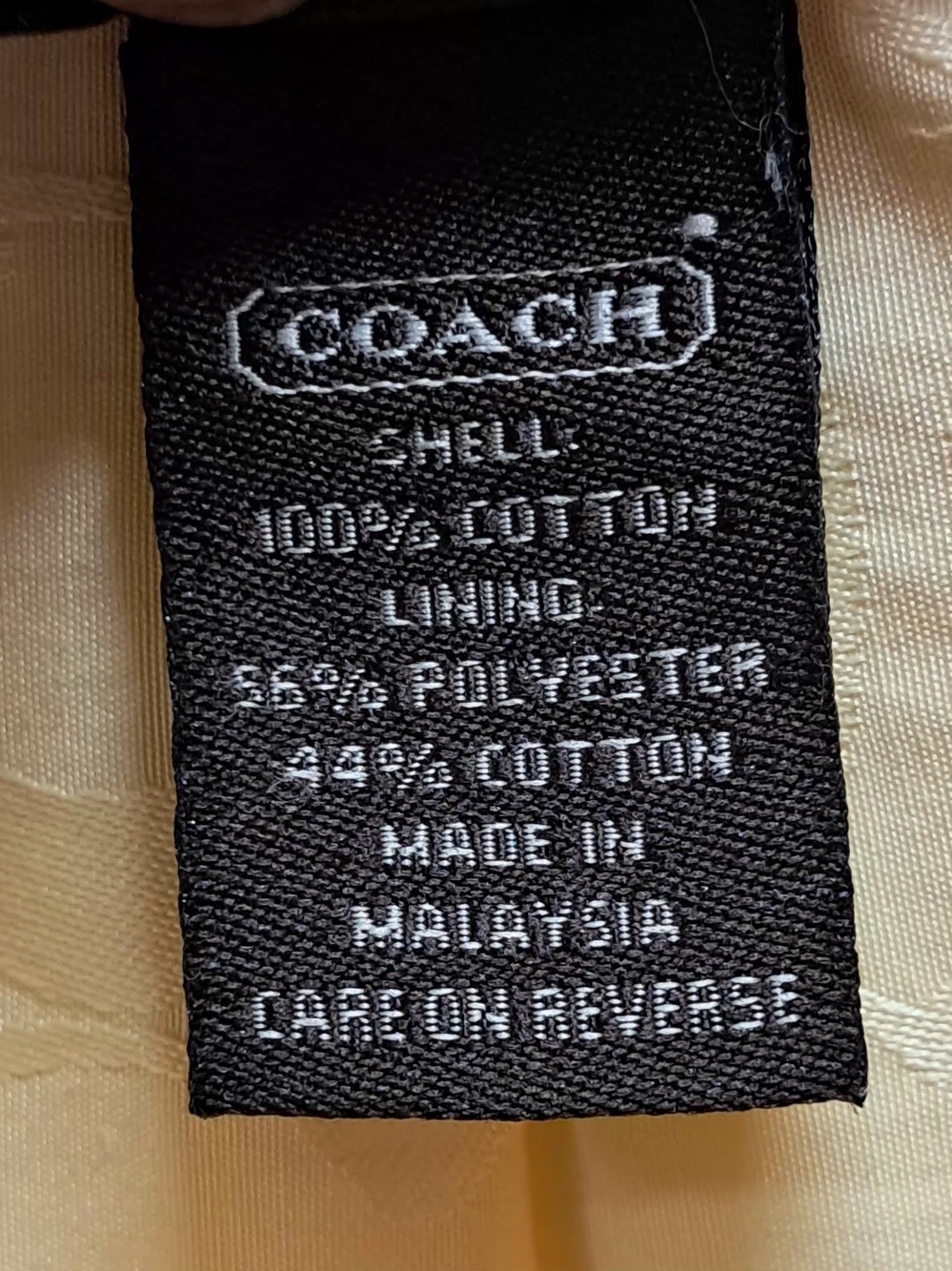 COACH  Sateen Walking Trench Coat Size L - Picture 10 of 11